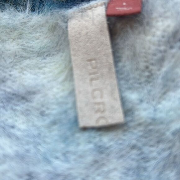 Anthropologie Blue and Yellow Crew Neck Sweater - Picture 12 of 13